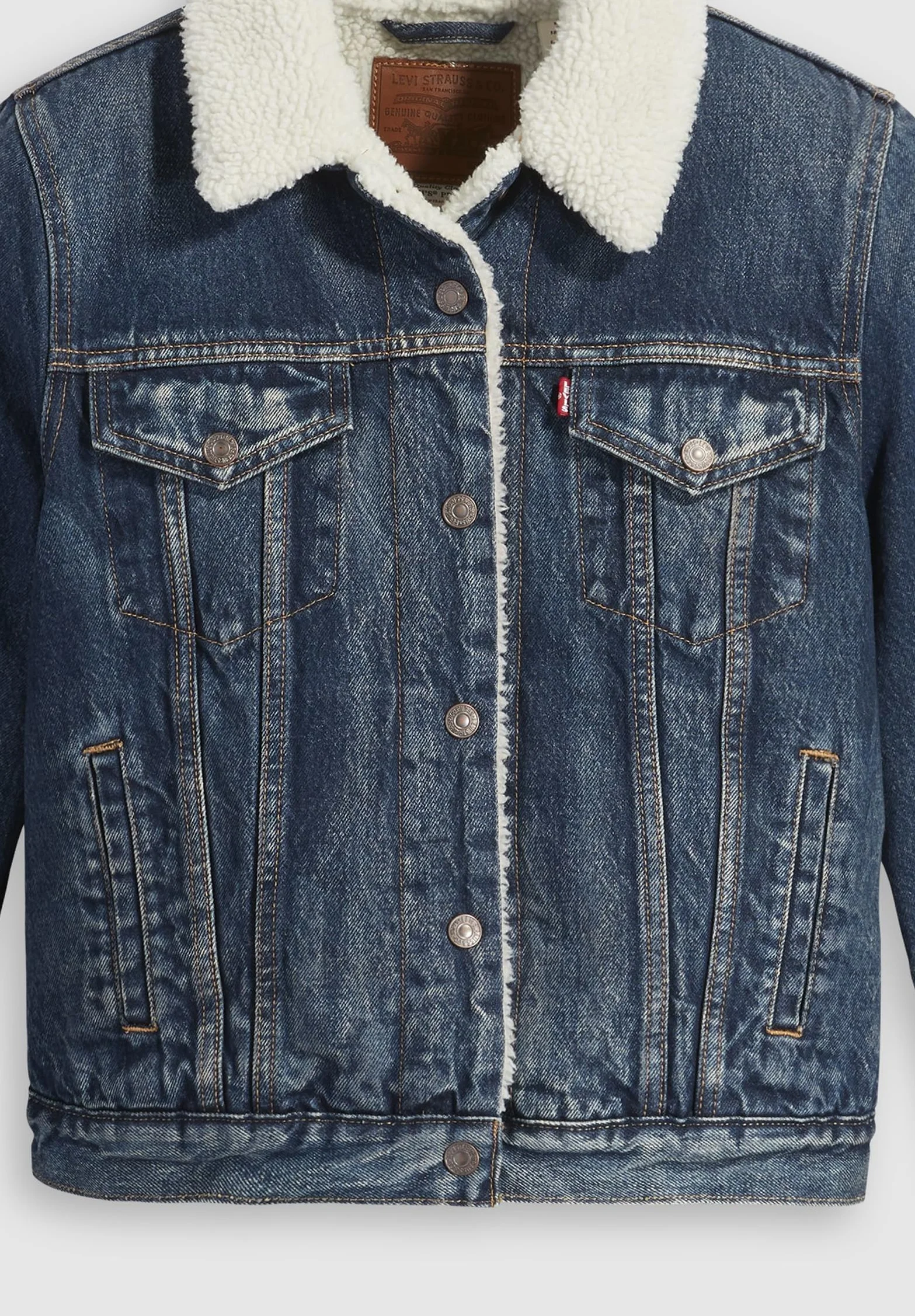 Levi's Original Sherpa Trucker Giacca Donna