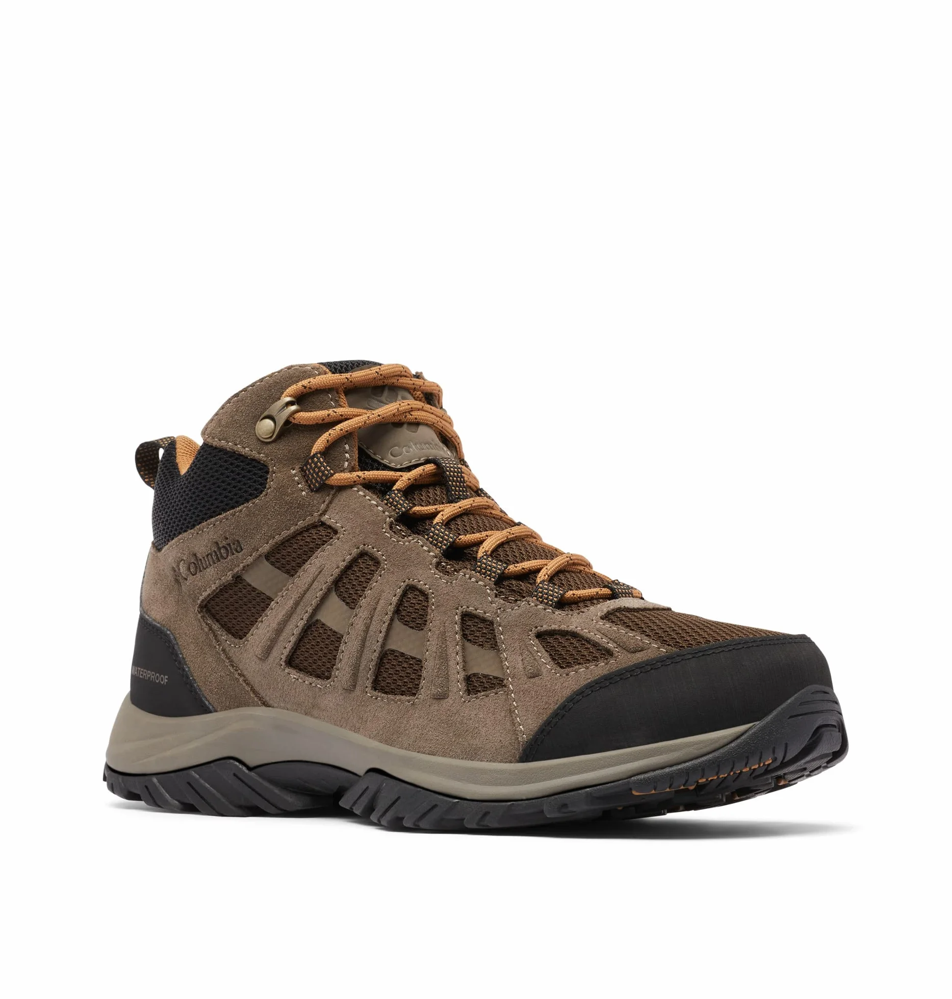 Columbia Redmond 3 Mid WP, Scarpe da Trekking Uomo, Cordovan/Elk 2023 , 50 EU