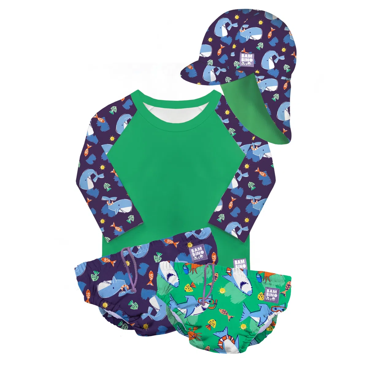 Bambino Mio Razze Viola Baby & Toddler Swim Nappy Unisex-Bimbi