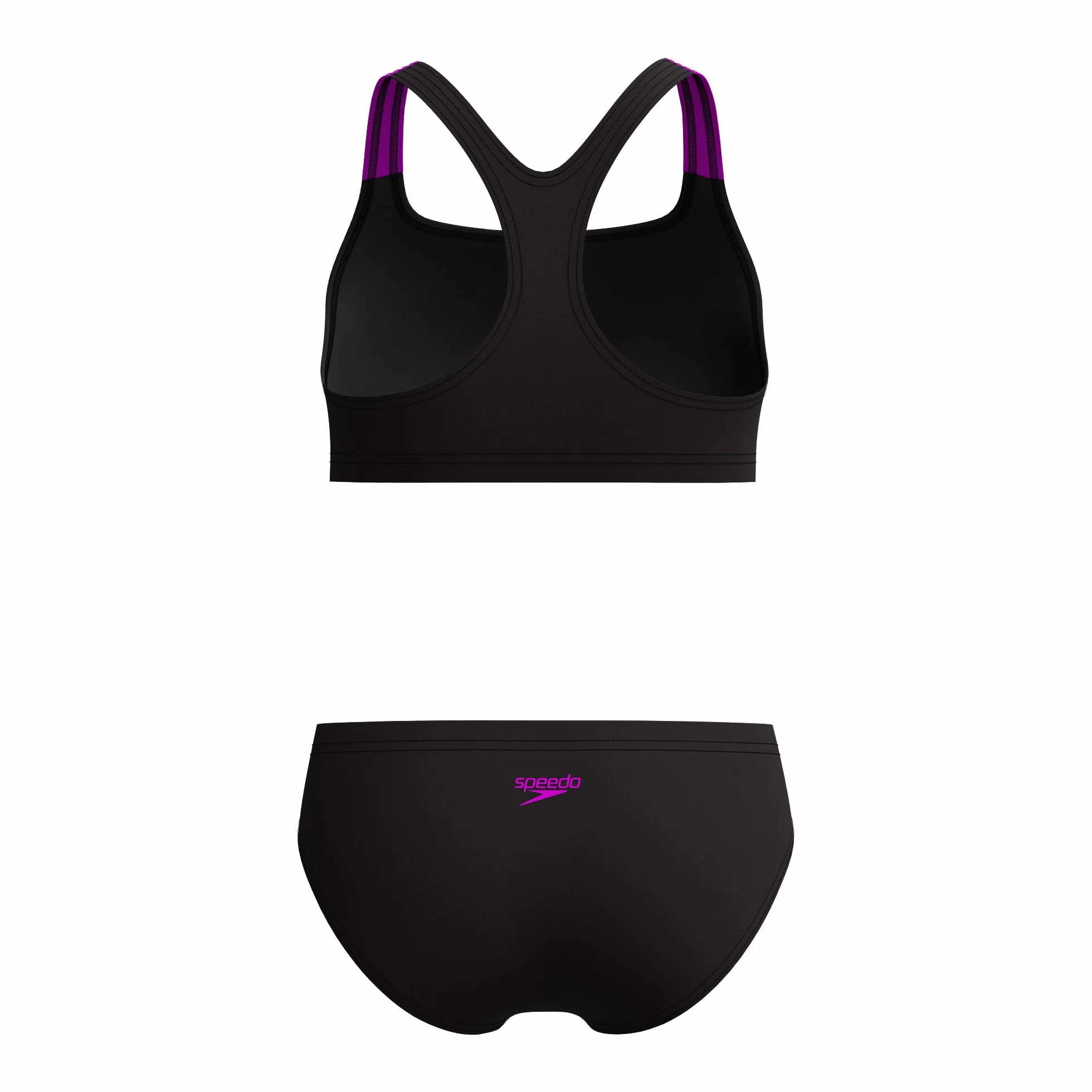 Speedo Costume da bagno da bambina con logo Medley, 2 pezzi