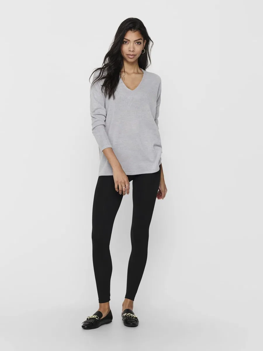 ONLY Confezione 3 Paia di Leggings Donna Color Nero - Coprenti - per Tempo Libero, Sport, Yoga o Fitness. 95% Cotone 15209151