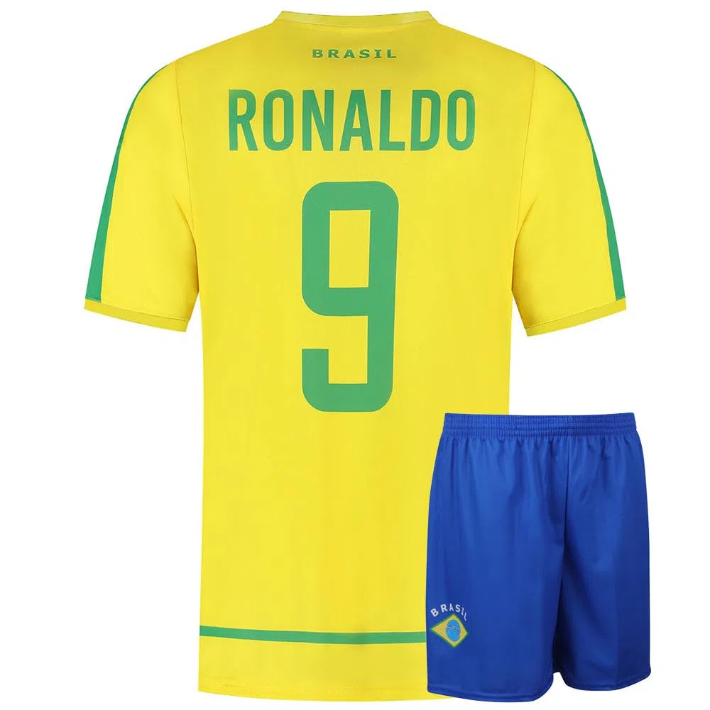 Brazilie Maglia da Calcio Casa - Bambini e Adulti - Ragazzi - Uomini - Divisa da Calcio - Maglietta Sportiva - Abbigliamento Sportivo