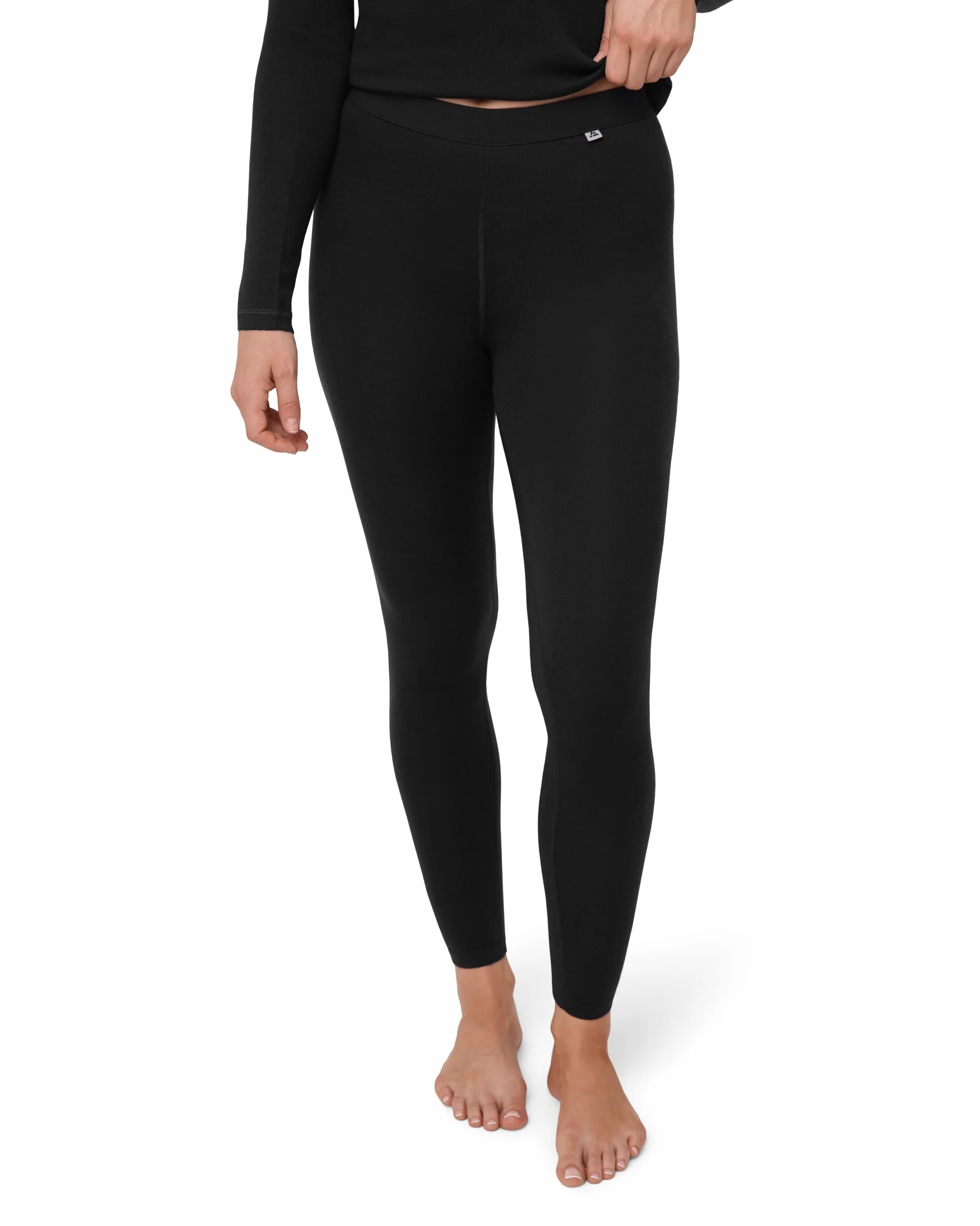 DANISH ENDURANCE Leggings Donna in Lana Merino, Pantaloni Termici, Pantacollant Invernali da Sci