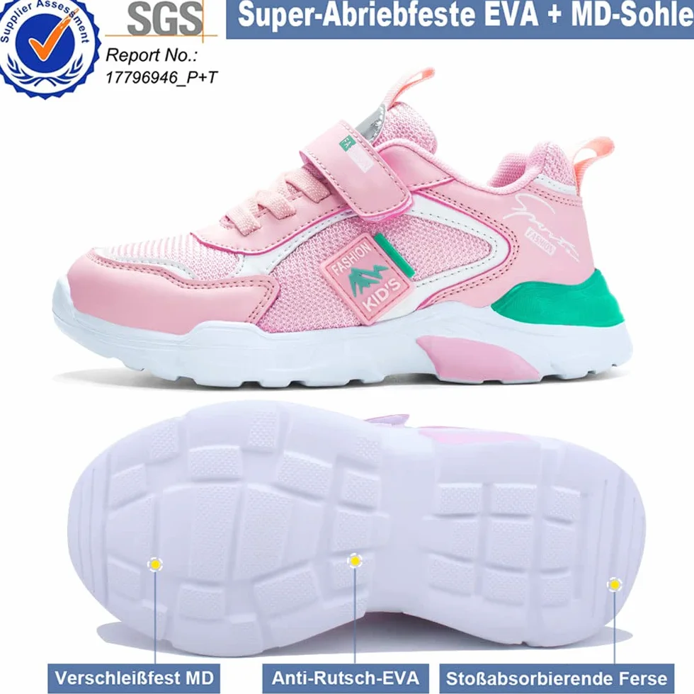 Scarpe da Ginnastica Bambino Anti Scivolo Traspirante Leggero Sportive 26EU-37EU