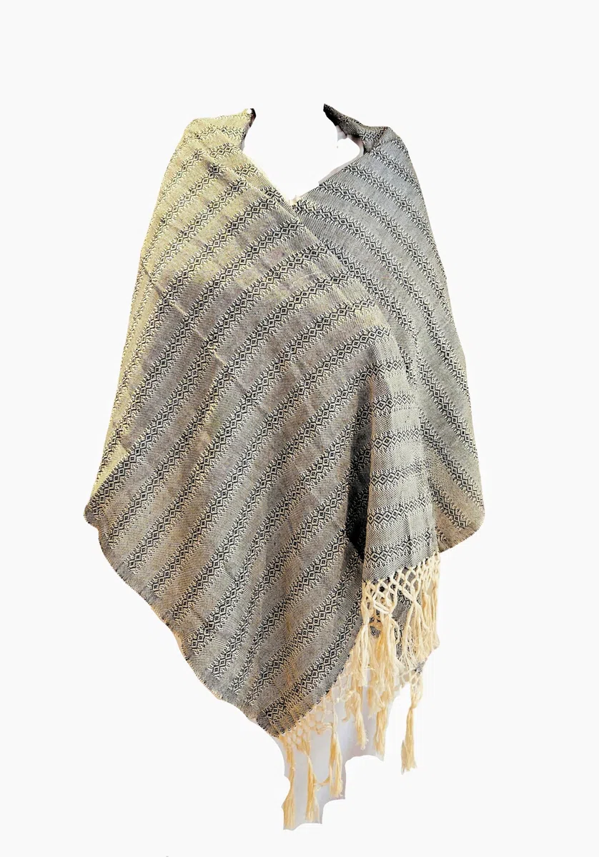 ALKIMIA INC Mexican Handmade Cotton Rebozo Shawl