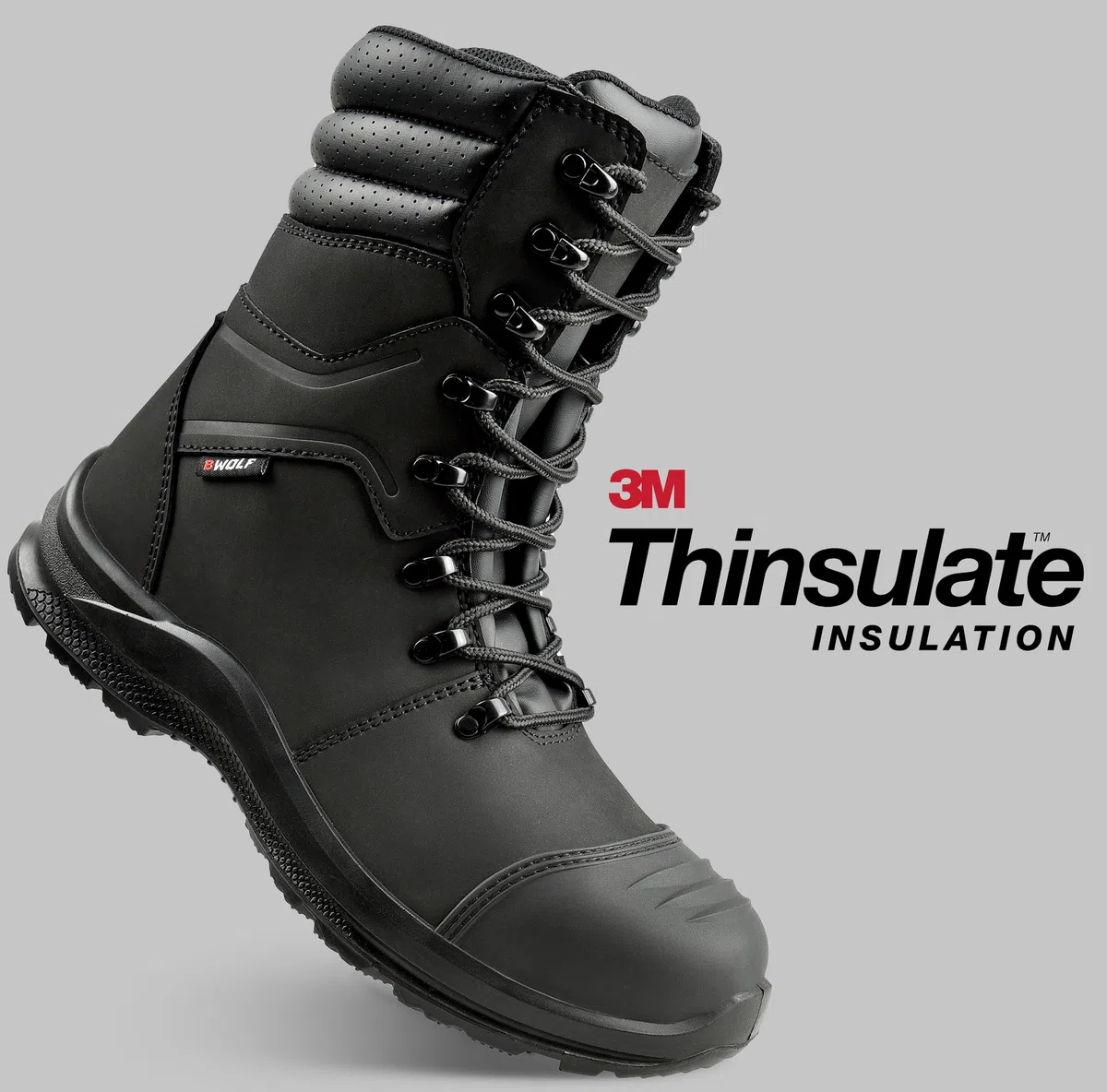 BWOLF HUMMER - Scarpe da lavoro invernali da uomo, resistenti all'acqua e all'olio, antiscivolo, con tecnologia Grip 4 x 4
