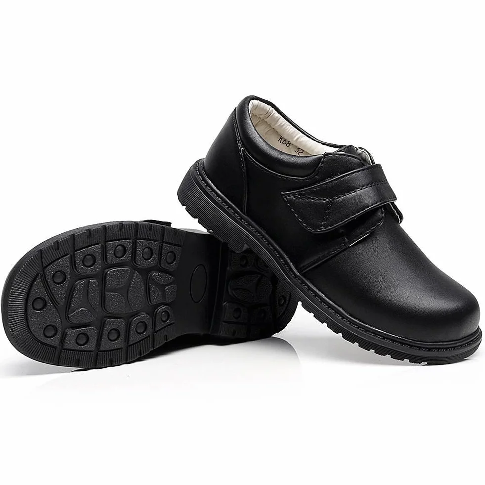 rismart Ragazzo Bambini Hook & Loop Abito Formale Principe Oxfords Scarpe Stringate Basse