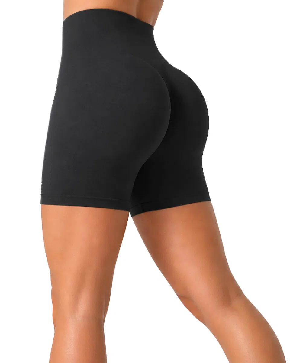 Risalti Leggins Push Up Shorts Donna Sportivi Sculpt - Pantaloncini Donna, Leggins Sportivi Donna Yoga e Fitness, Leggings Donna Vita Alta Senza Cuciture - 100% Made in Italy
