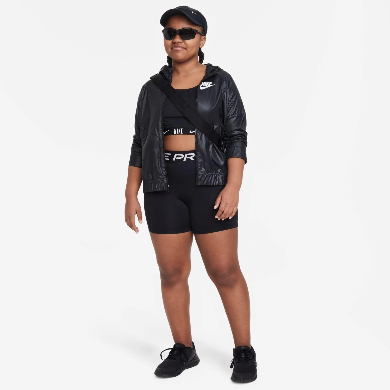 Nike PRO Big Kids Dri-Fit 12,7 cm Shorts Erweiterte Größe