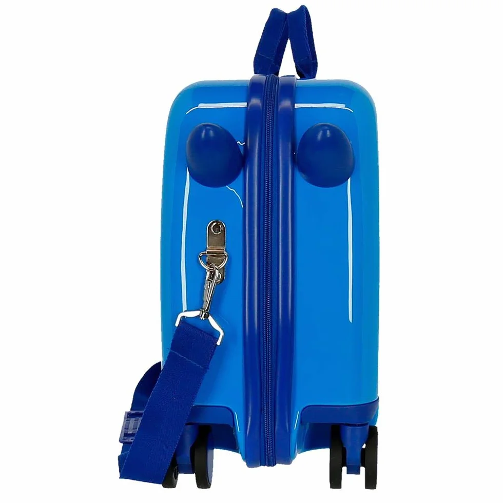Marvel Spiderman - Valigia Per Bambini 2 Ruote Multidirezionali Ragazzo, Blu, 52x38x20 cms