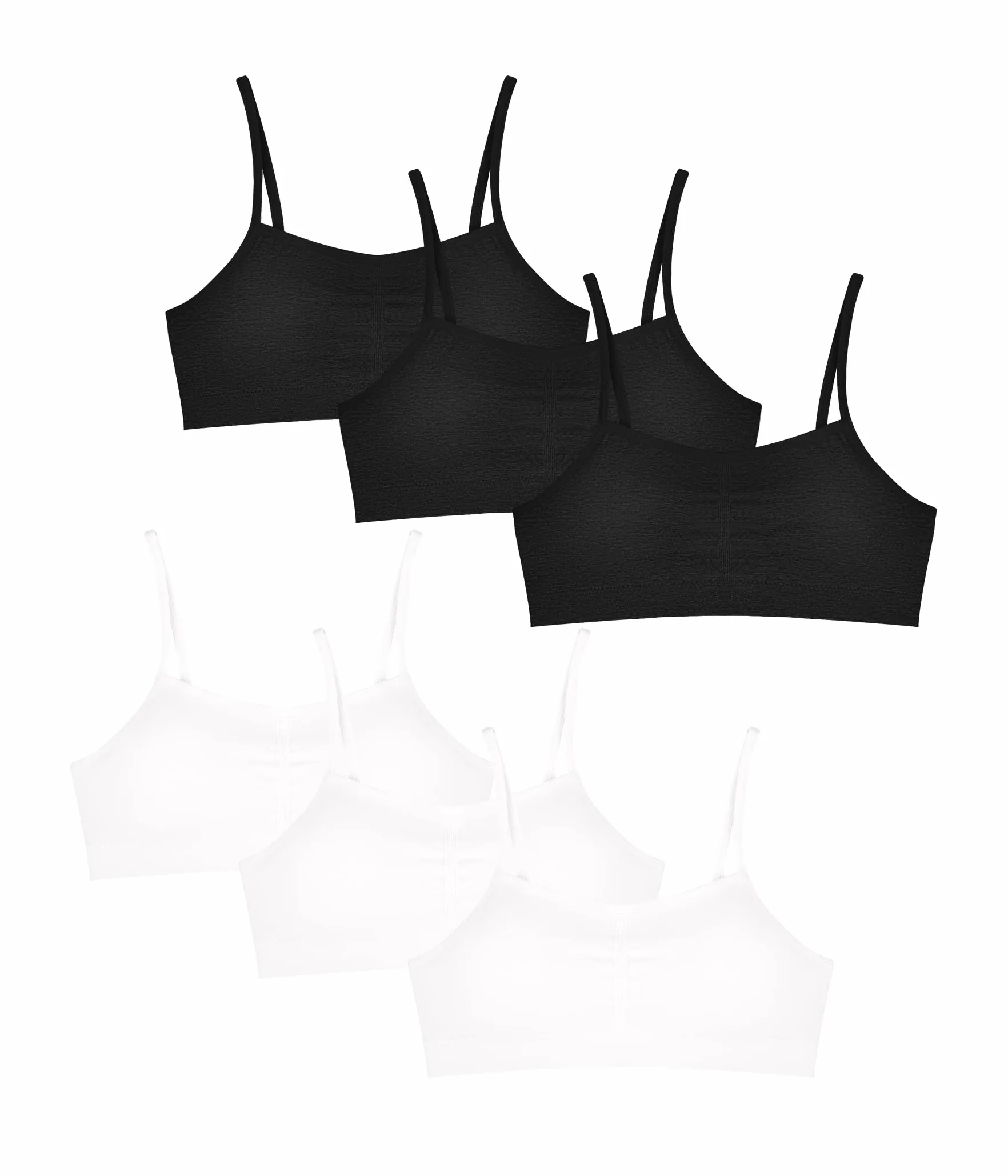 POWER FLOWER Reggiseno da Addestramento Seamless Back to School con Cuscinetti Rimovibili per 8-14 Anni