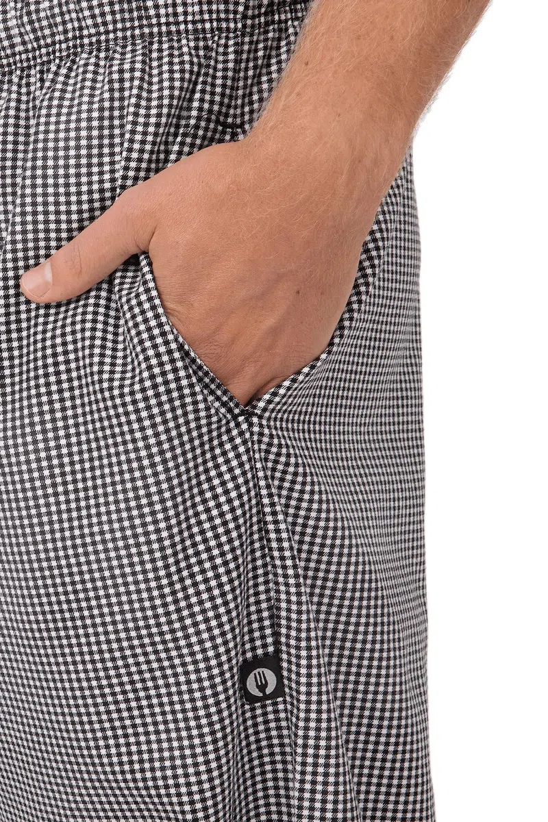 Chef Works Pantaloni da Cuoco da Uomo Essential Baggy Zip-Fly