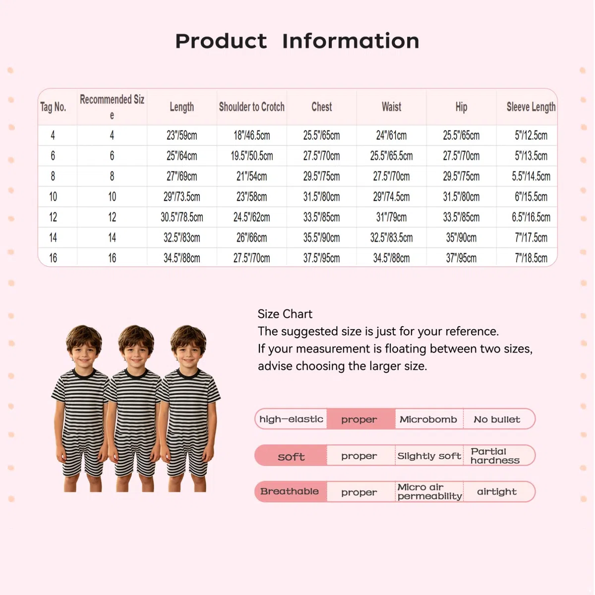 inhzoy Abbigliamento Adattivo Per Bambini Body Antispogliamento Bambini Completo Adattivo Righe Salopette Anti Strippaggio Fine Settimana
