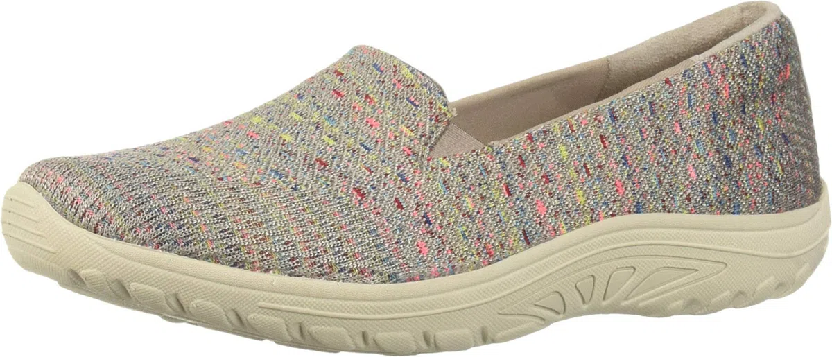 Skechers Reggae Fest – Wicker – Engineered Knit Twin Gore Slip On (Willows) Mocassino bassoDonna
