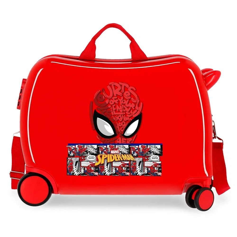 Marvel Spiderman Comic, Bagagli Per Bambino, Rosso (Red), 50x38x20 cms