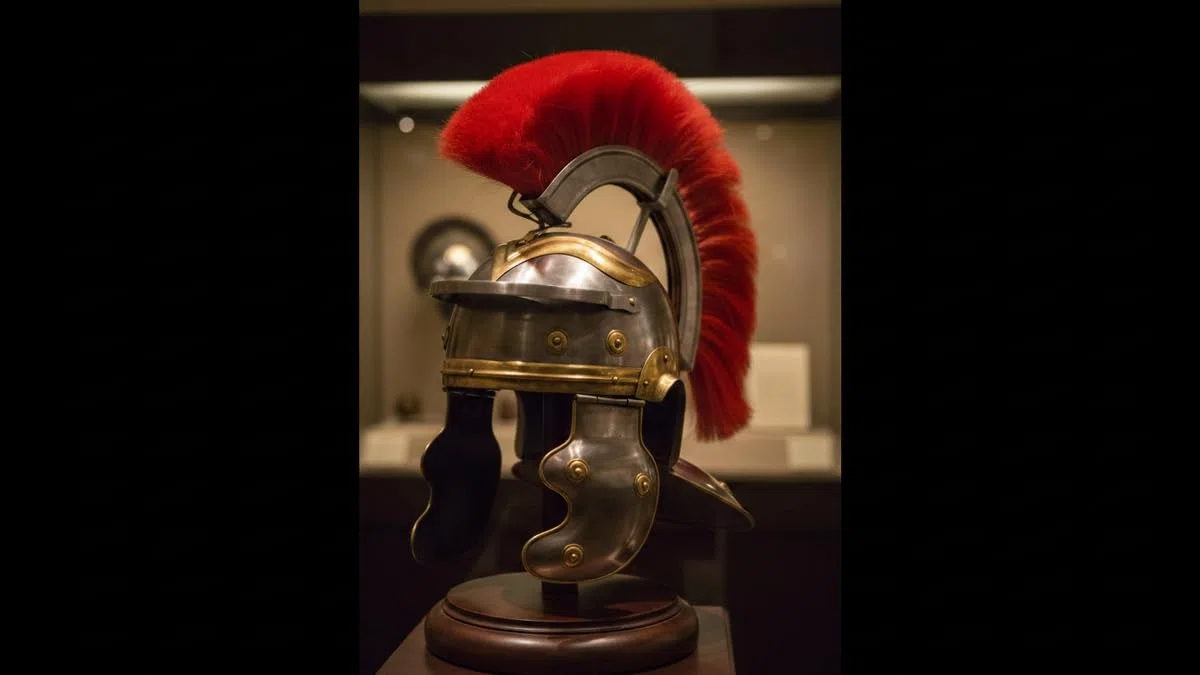 Thor Instruments.Co Elmo da centurione dell'Impero romano, in acciaio cromato, 18 g