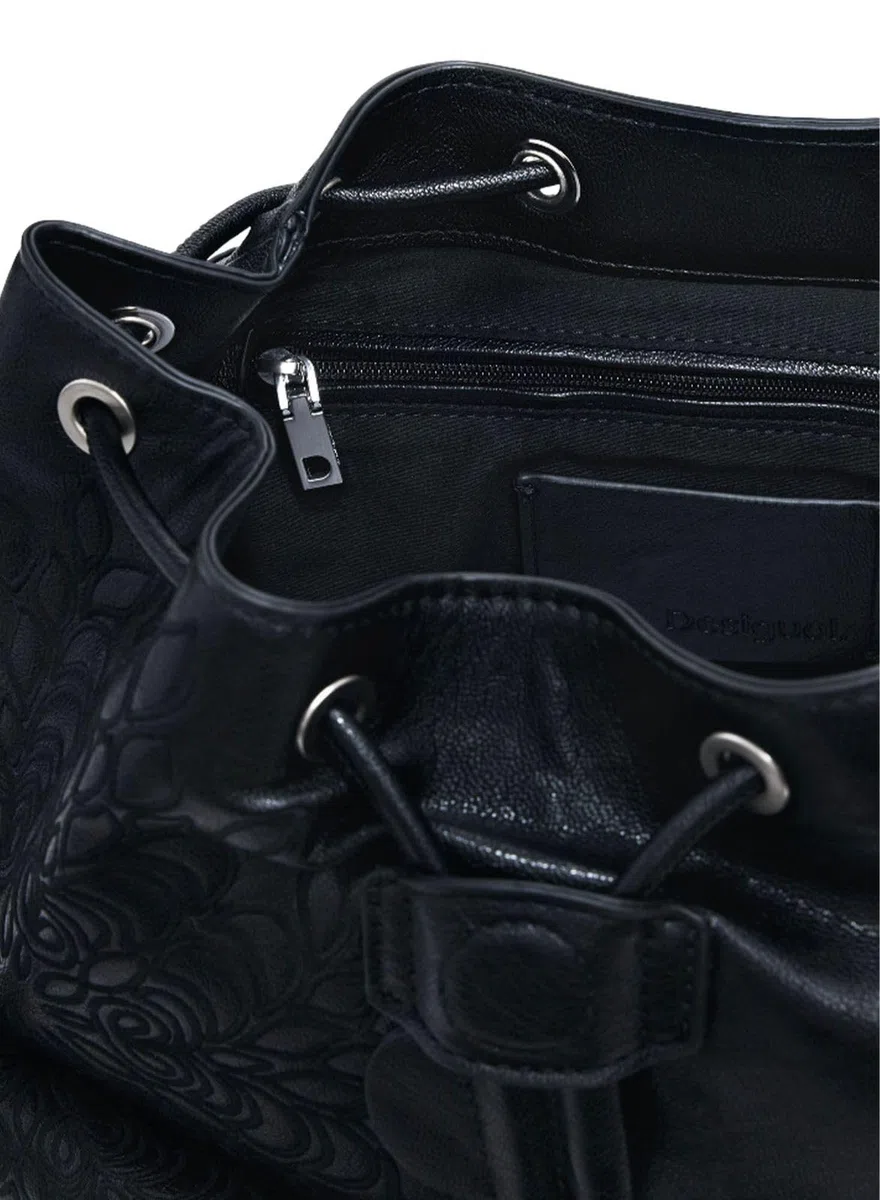 Desigual zaino per il tempo libero borsetta Sierra Prisa Mini Backpack Black nero