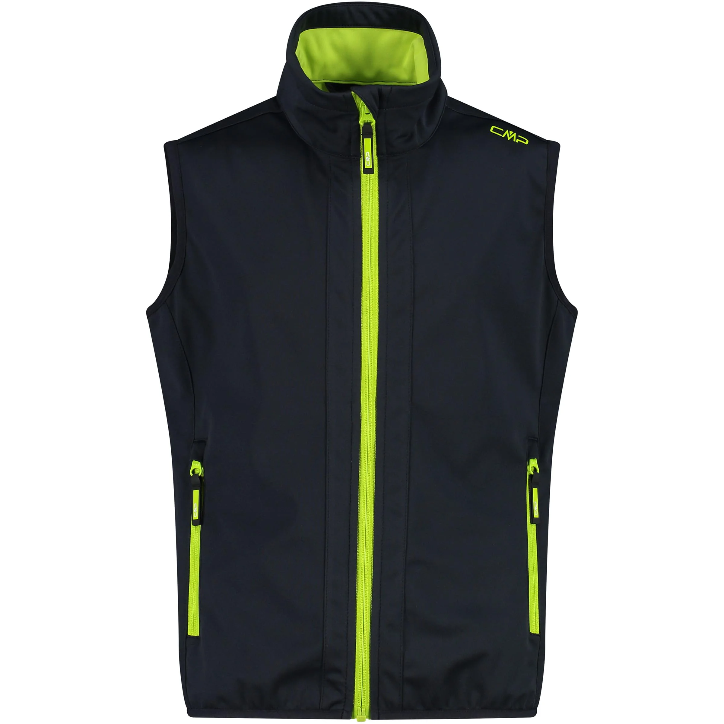 CMP Bambini Boys Softshell Gilet antracite-acido 140