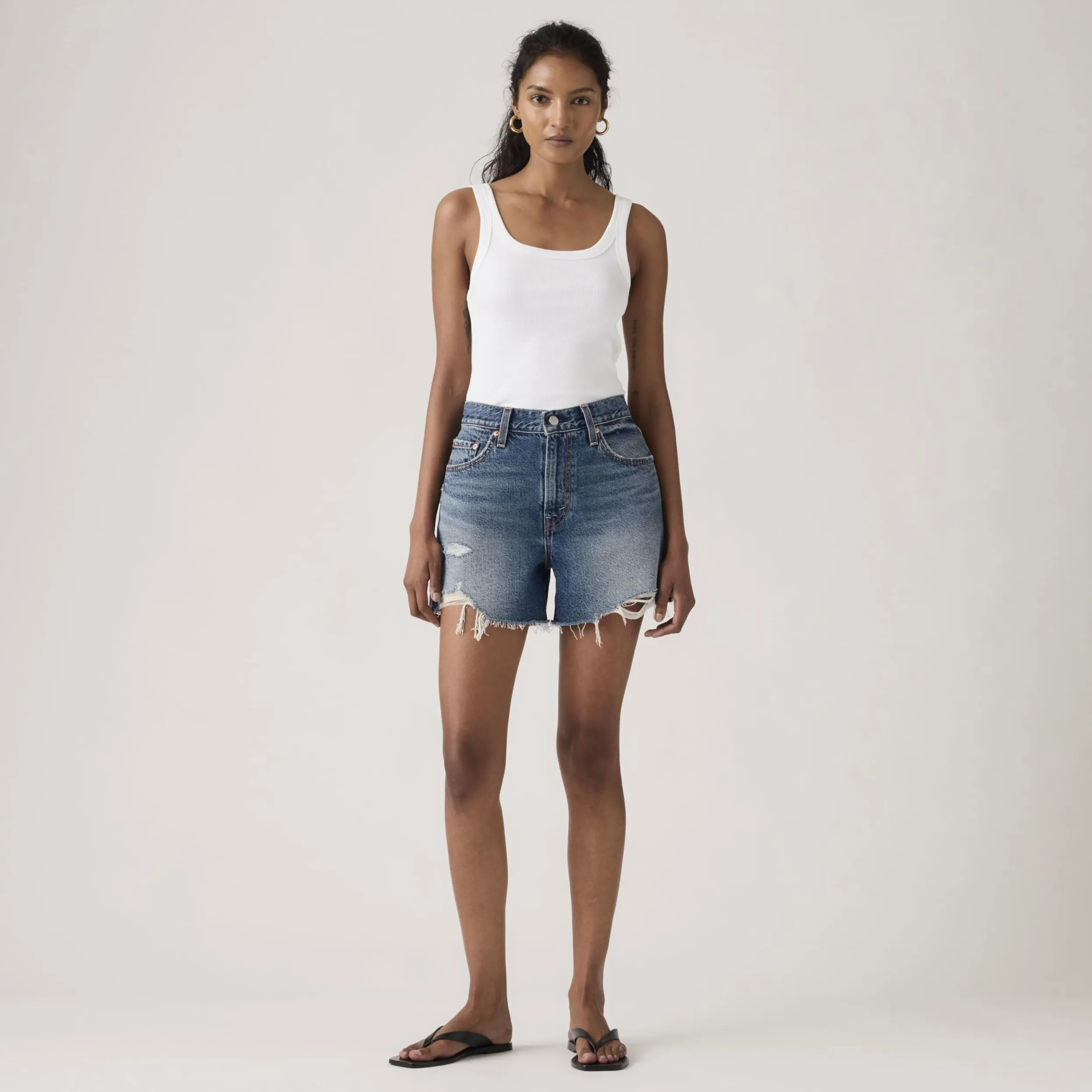 Levi's - Ribcage A-Line Short, Pantaloncini Donna