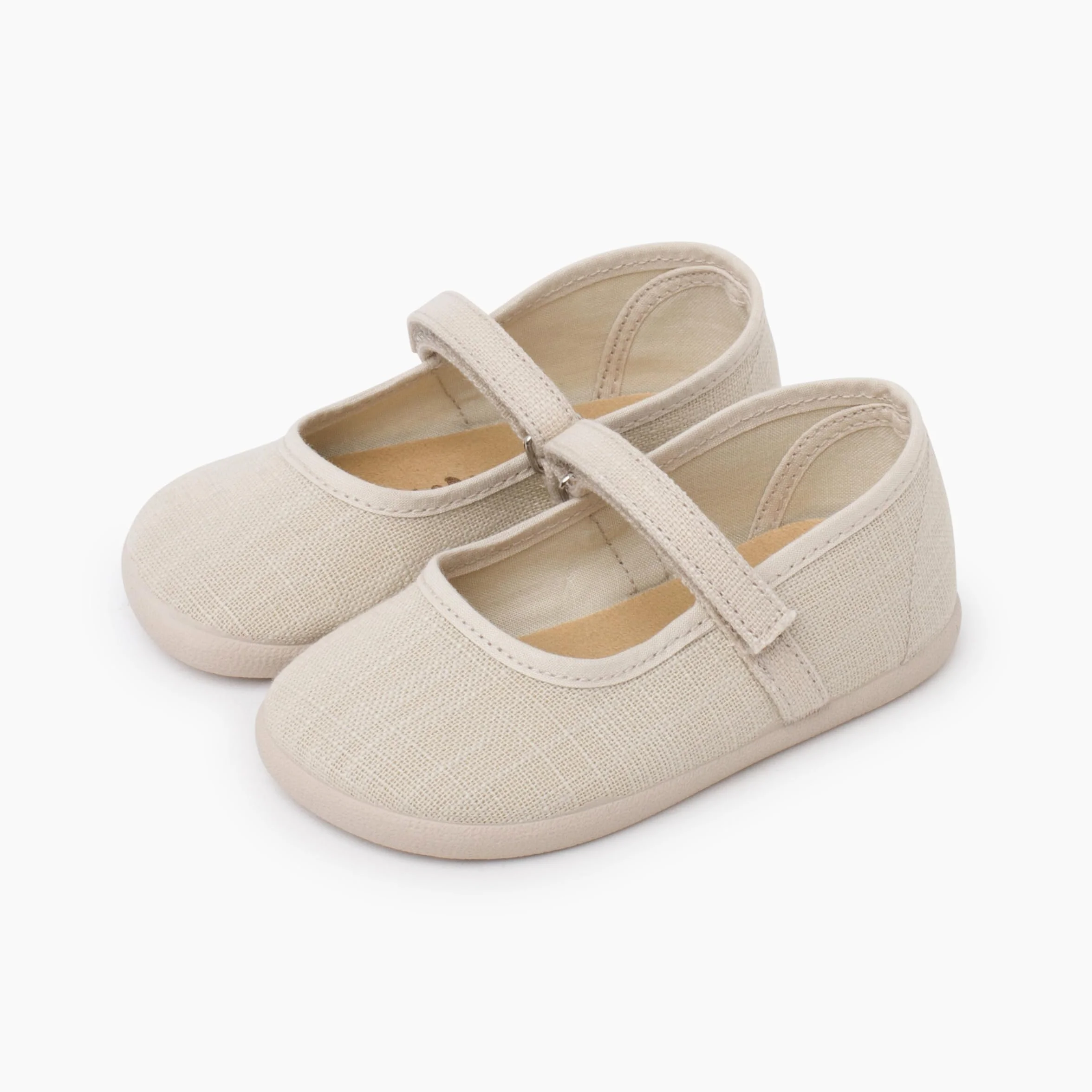 Pisamonas Ballerine Barefoot Lino Leggero Cinturino A Strappo