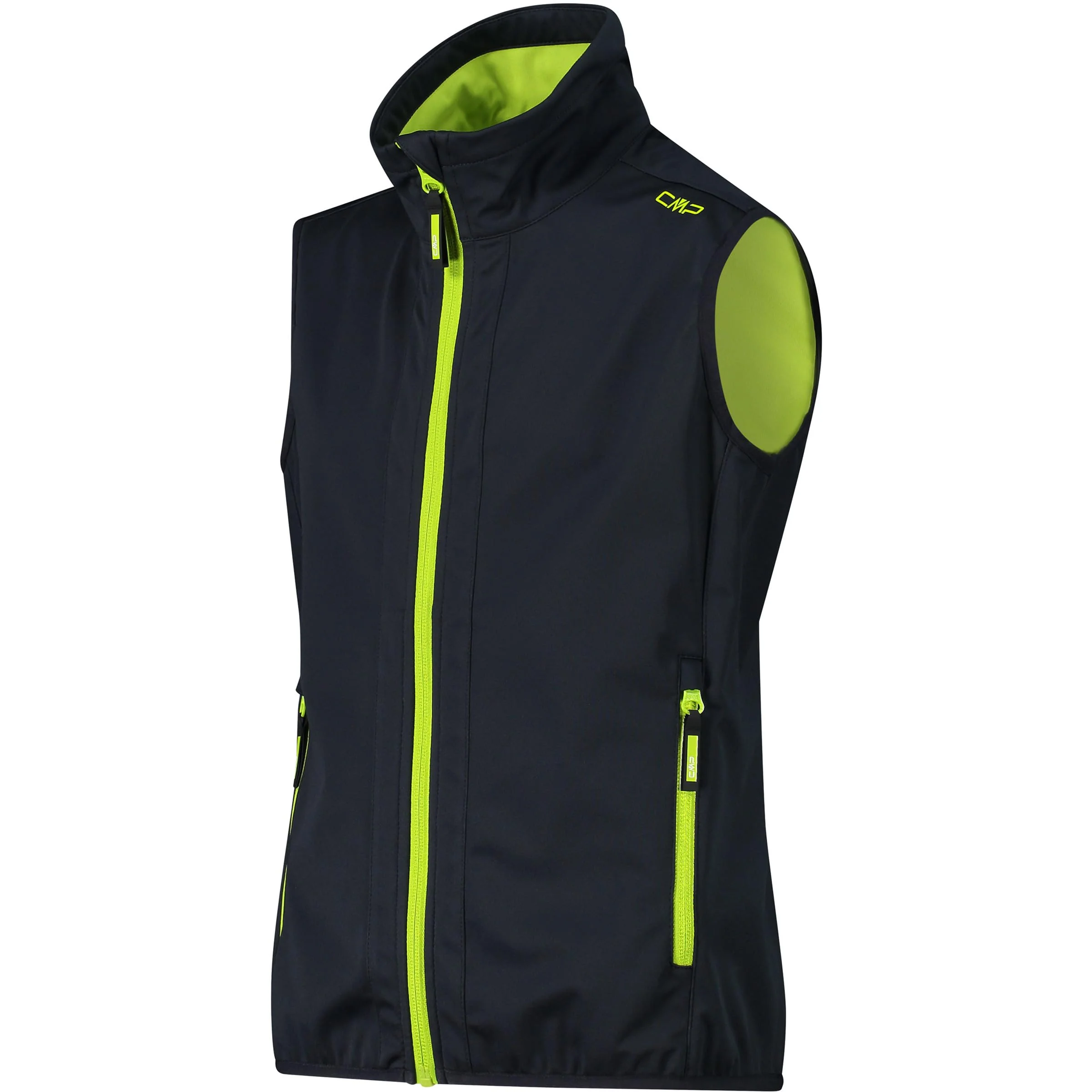 CMP Bambini Boys Softshell Gilet antracite-acido 140