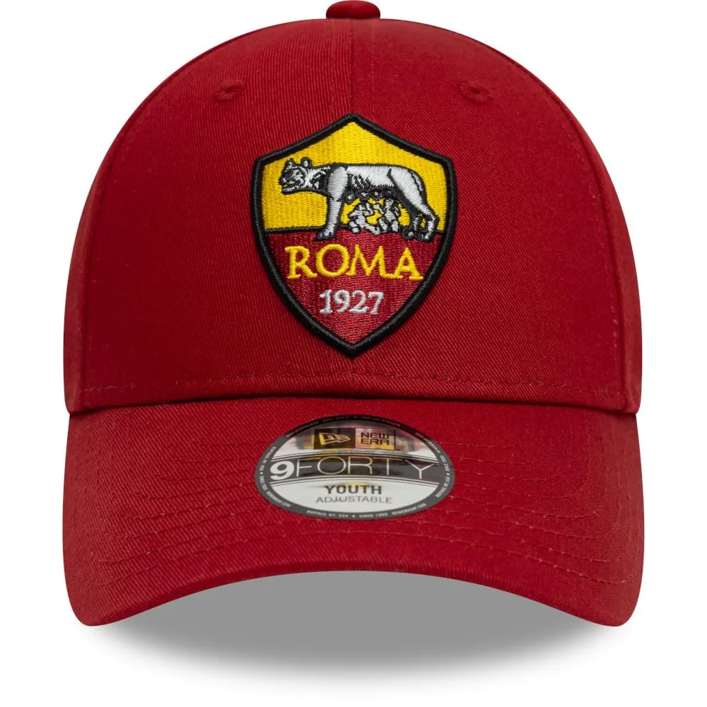 AS Roma Cotton 9FORTY Kids Crest Red Cap