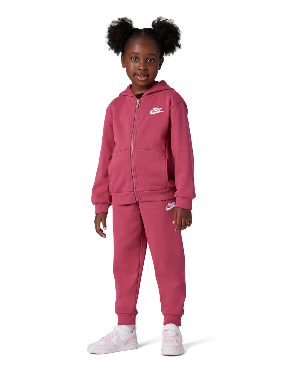 Nike Tuta da Bambina Club Fleece Zip Fuxia Codice 36L445-ADZ