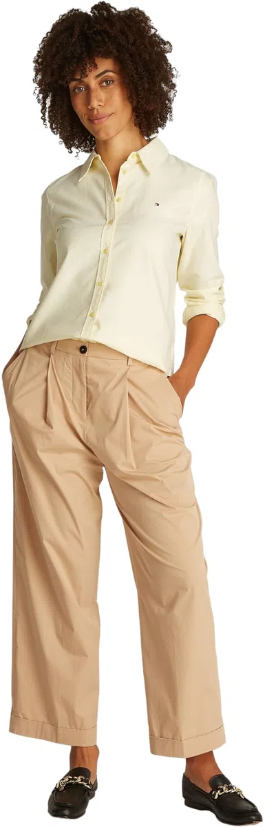 Tommy Hilfiger Donna Camicia Oxford Relaxed Fit