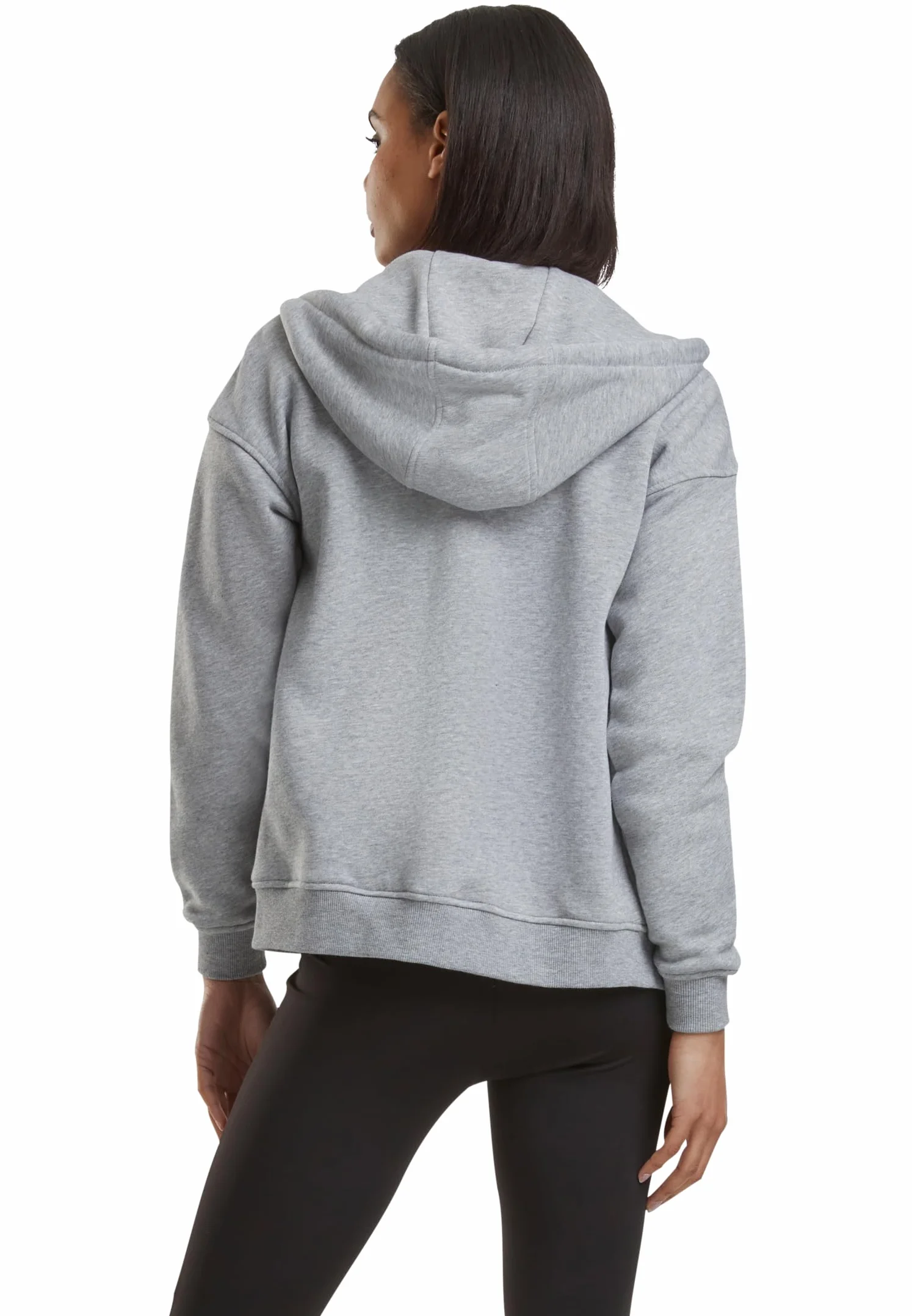 Urban Classics Felpa Classica con Cappuccio E Cerniera da Donna Maglia di Tuta Donna (Pacco da 1)