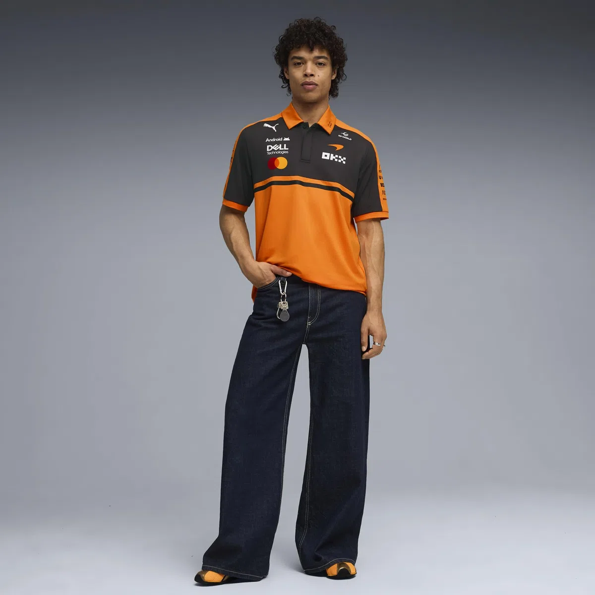 PUMA McLaren F1 2026 Polo Team Uomo - Arancione