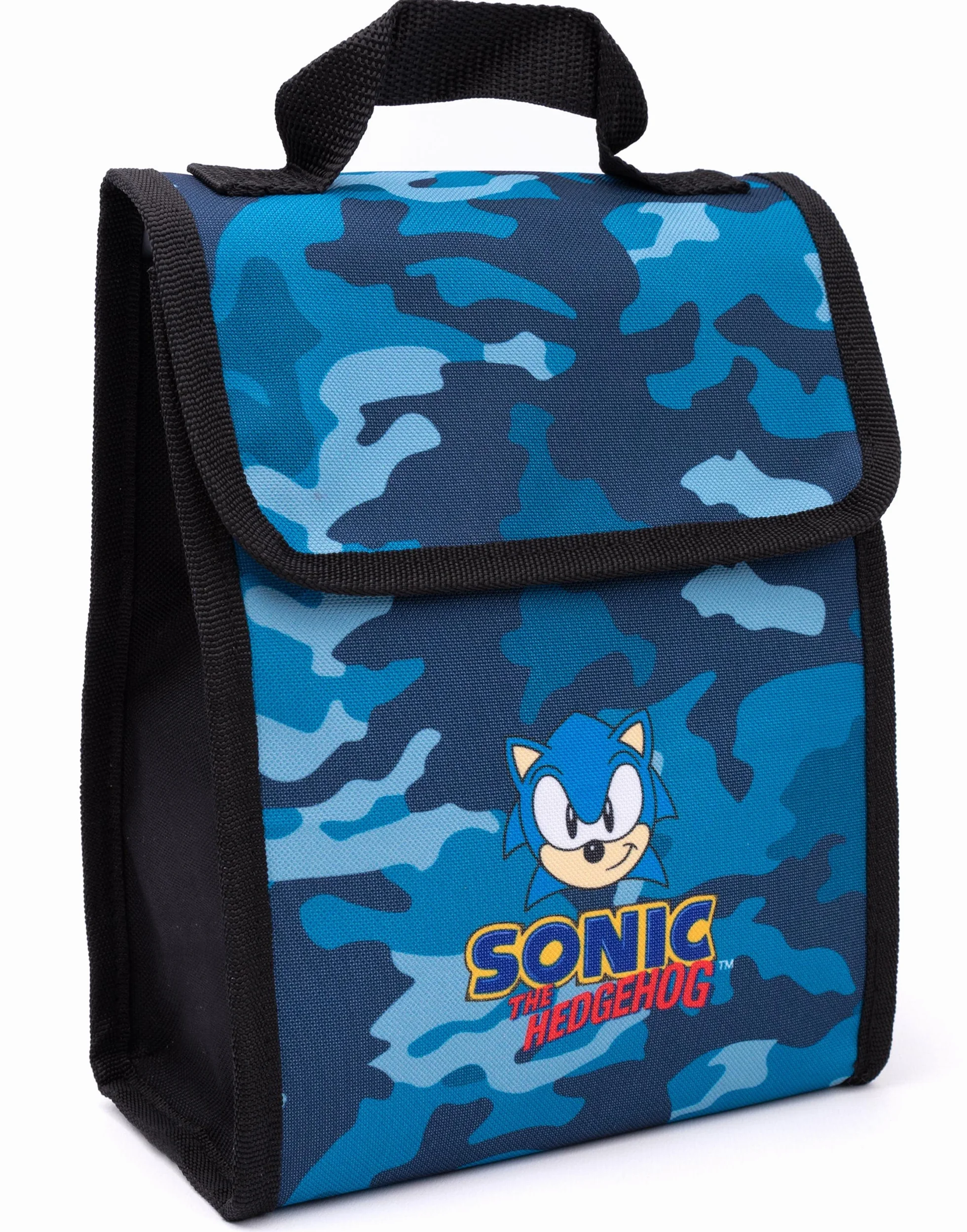 Sonic The Hedgehog Zaino per ragazzi | Zaino per bambini blu navy mimetico zaino per la scuola astuccio per matite e bottiglia d'acqua | Merce