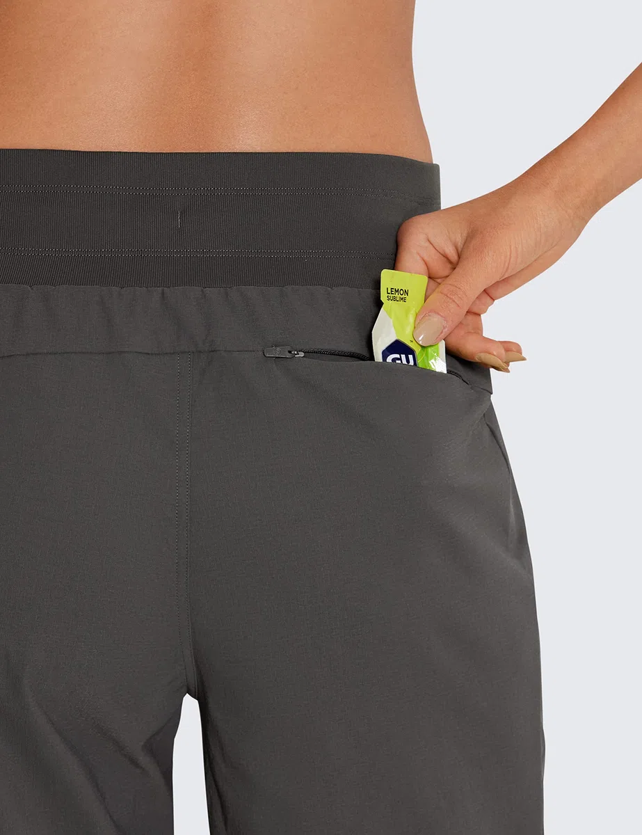 CRZ YOGA Donna Pantaloni Jogger in Vita con Coulisse Casuale Pantaloni Sportivi con Tasca