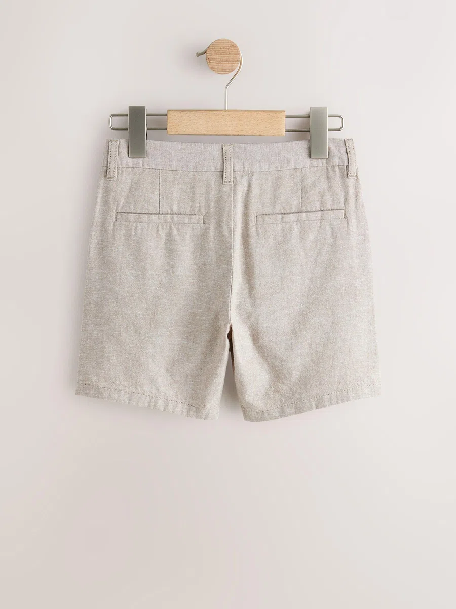 NEXT Ragazzo Confezione da 2 Shorts Chino in Lino