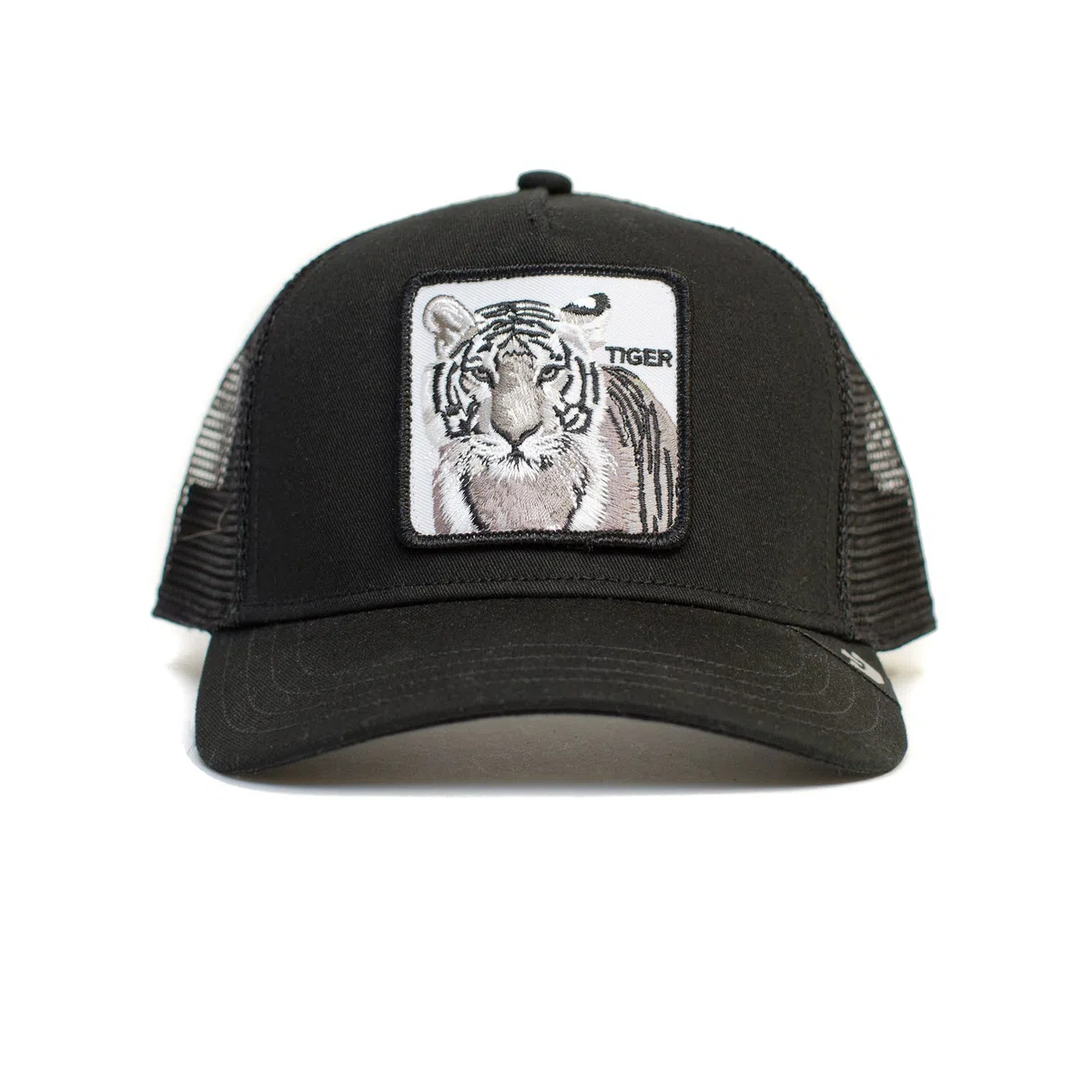 Goorin Bros. Cappello da camionista per bambini, motivo: Earn Your Stripes, nero