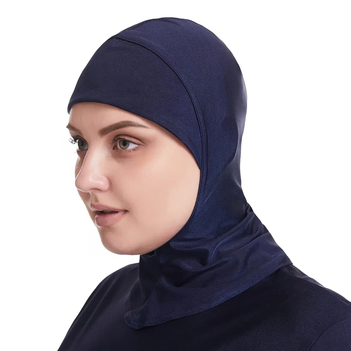 Odizli Costume da bagno da donna taglie forti, musulmano, islamico, Burkini, a maniche lunghe, Built in Bra+pantaloni da nuoto + Hijab 3 pezzi