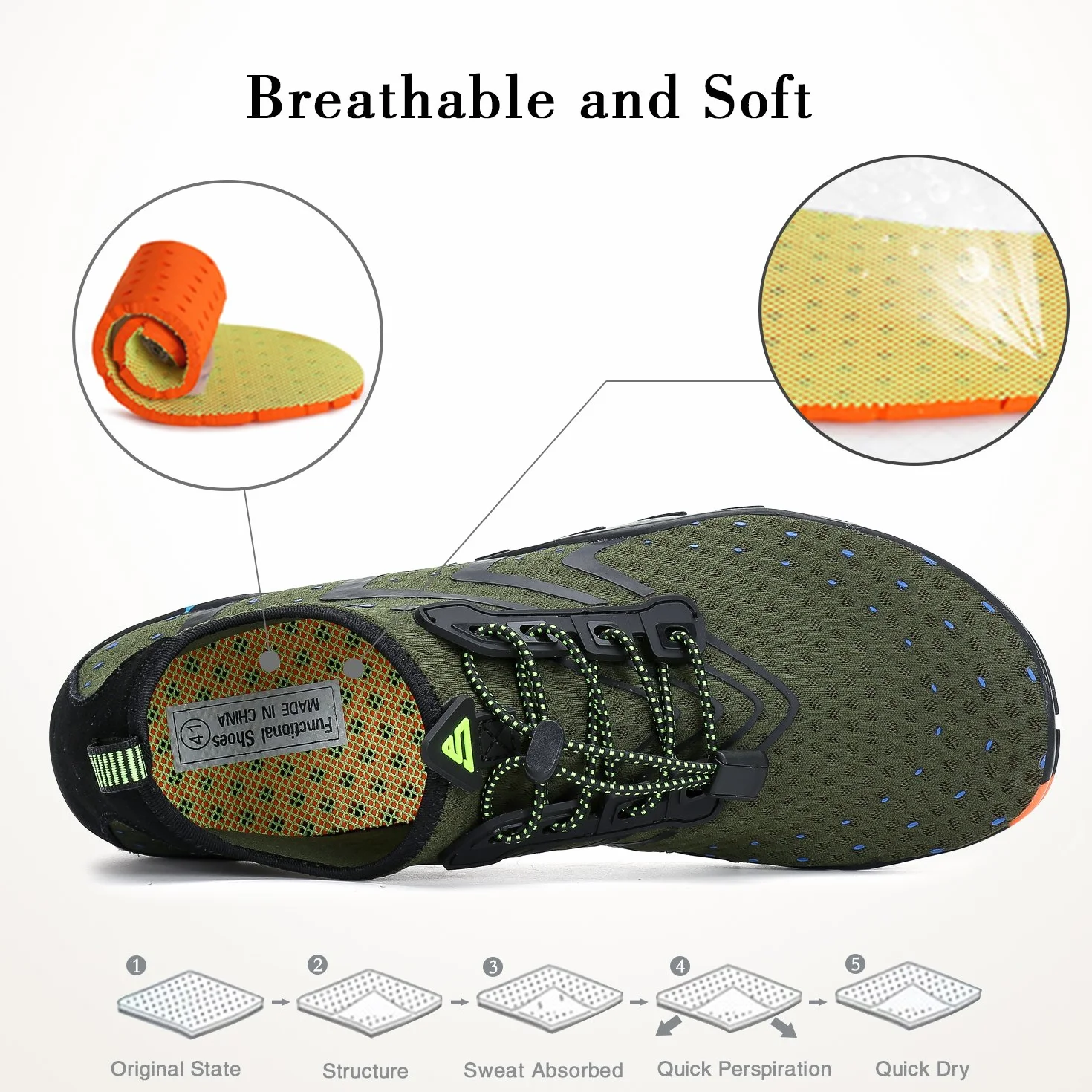 SAGUARO Water Shoes per Immersione Nuotare Acquatico Donna Uomo
